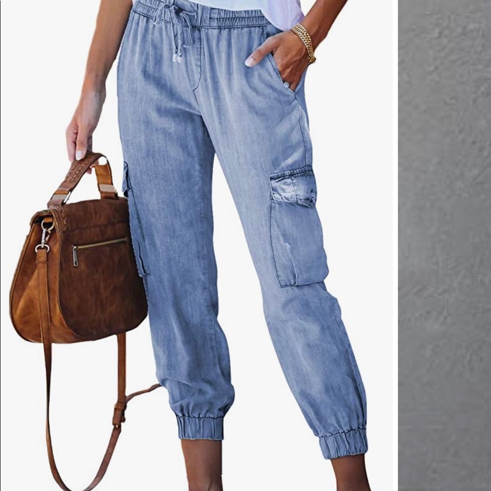 Women’s Denim Cargo pants